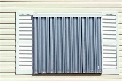 can you put shutters on a ribbed metal house|metal window shutters.